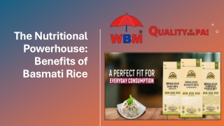 Benefits of Basmati Rice