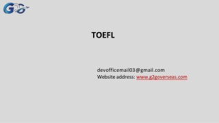 TOEFL coaching centers in hyderabad