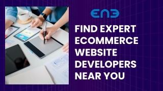 Find Expert ECommerce Website Developers Near You