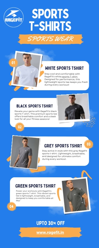 RageFit Sports T-Shirt – Full Coverage, Maximum Comfort