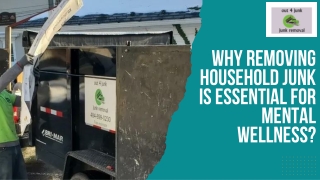 Why Removing Household Junk Is Essential for Mental Wellness?