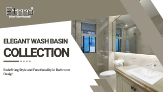 Explore the Premium Wash Basin Collection – Etrro Sanitarywares