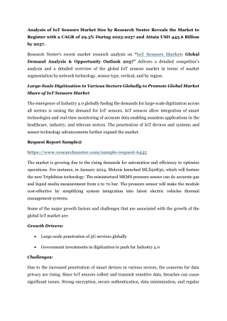 IoT Sensors Market
