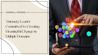 Carnell Moore: Inspiring Generosity and Sustainable Growth