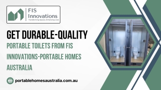 Portable Ensuite Bathrooms| Portable Toilets for Sale in Victoria