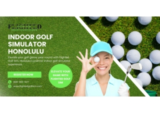 Indoor Golf Simulator Honolulu