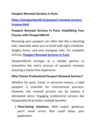 Passport Renewal Services in Pune (1)