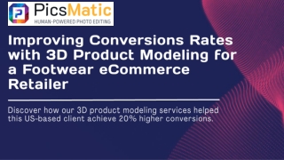 3D Product Modeling: Unlocking Higher eCommerce Conversions