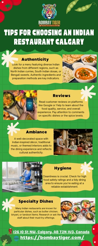 Tips for Choosing an Indian Restaurant Calgary