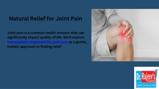 Rajeev Clinic: Enhancing Quality of Life with Homeopathy