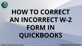 How to Correct an Incorrect W-2 Form in QuickBooks