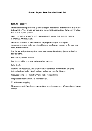 Scout- Aspen Tree Decals PDF