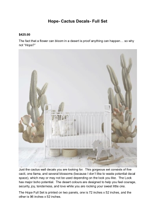 Hope Cactus Decals PDF