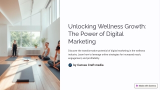What are the benefits of using digital marketing in the wellness industry