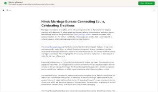 Hindu Marriage Bureau: Connecting Souls, Celebrating Traditions