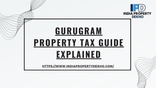 Gurugram Property Tax Guide Explained