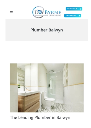Plumber Balwyn