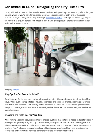 Car Rental in Dubai Navigating the City Like a Pro (1)