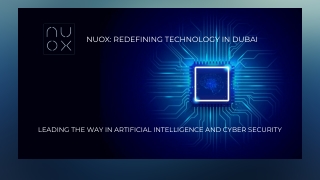 Nuox Redefining Technology in Dubai