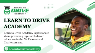Private Driving Lessons Charleston SC- Learn to Drive Academy
