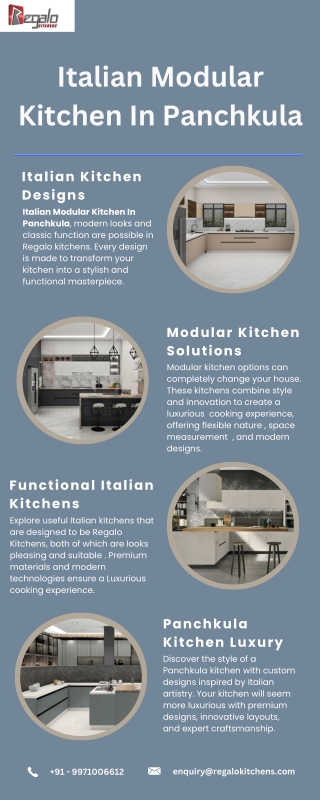 Italian Modular Kitchen In Panchkula