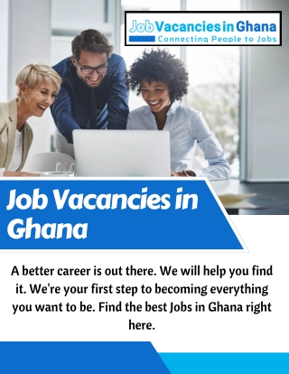 Ghana Recruitment - Job Vacancies in Ghana