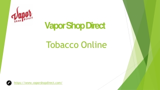 Vapor Shop
