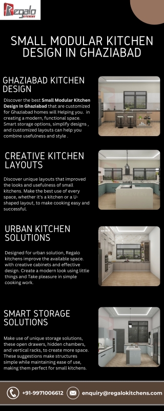 Small Modular Kitchen Design In Ghaziabad