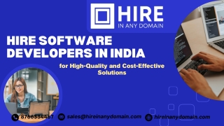 Hire Software Developers in India