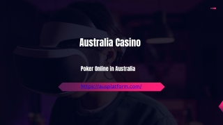 How To Play Online Poker in Australia - Join Now