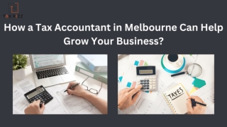 How a Tax Accountant in Melbourne Can Help Grow Your Business