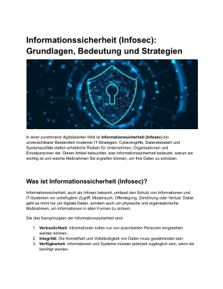 Schutzziele der Informationssicherheit: Ein tieferer Einblick