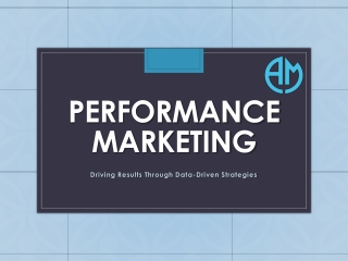 Why Performance Marketing Matters