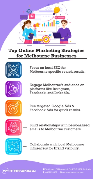 Online marketing strategies Melbourne