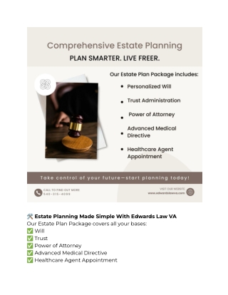 Estate Planning Made Simple With Edwards Law VA