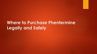Where to Purchase Phentermine Legally and Safely