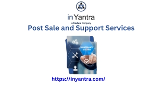Post sale and support services - InYantra