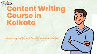 Content Writing Course in Kolkata