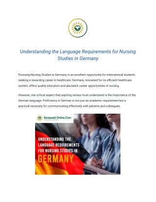 Understanding the Language Requirements for Nursing Studies in Germany
