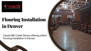 Flooring Installation in Denver