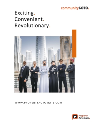 Property Automate CommunityGOTO Brochure- Community Management Software