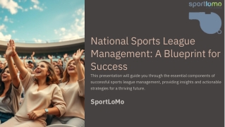 National Sports League Management | SportLoMo