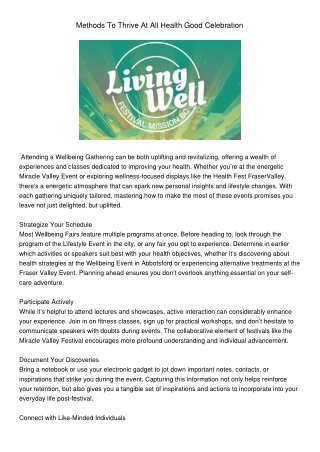MethodsToThriveAtAllHealthGoodCelebration