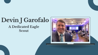 Devin J Garofalo - A Dedicated Eagle Scout
