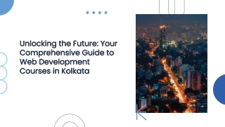 Web Development Course in Kolkata | Hands-on Training & Certification