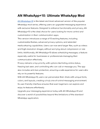 AN WhatsApp 10 PDF