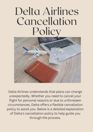 Help With Delta airlines Flight Changes & Cancellations -A Step-by-Step Guide