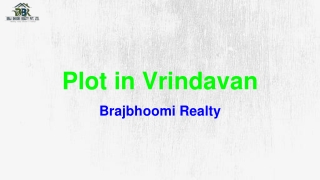 Plot in Vrindavan