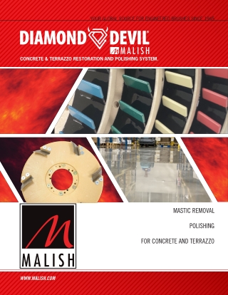 Diamond Devil® Concrete & Terrazzo Polishing System | Malish