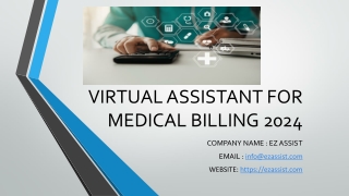 VIRTUAL ASSISTANT FOR MEDICAL BILLING 2024
